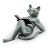 SPI Home Whimsical Literary Cat Garden Sculpture