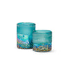 Two's Company 53056 Set of 2 Frosted Candleholders
