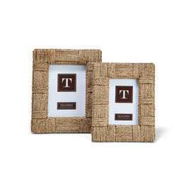 Two's Company 53074-20 Set of 2 Sea Grass Photo Frames