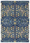 Kaleen Rugs Brooklyn Collection 5310-22 Navy Area Rug