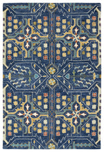 Kaleen Rugs Brooklyn Collection 5310-22 Navy Area Rug