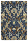 Kaleen Rugs Brooklyn Collection 5311-22 Navy Area Rug