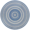 Couristan Recife Gazebo Stripe 8'6" X 8'6" Round Indoor/Outdoor  Transitional Rug