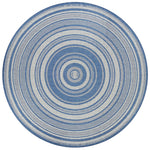 Couristan Recife Gazebo Stripe 7'6" X 7'6" Round Indoor/Outdoor  Transitional Rug