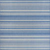 Couristan Recife Gazebo Stripe 8'6" X 8'6" Square Indoor/Outdoor  Transitional Rug