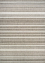 Couristan Recife Gazebo Stripe 2'3" X 7'10" Runner Indoor/Outdoor  Transitional Rug