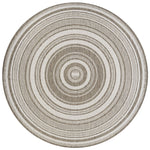 Couristan Recife Gazebo Stripe 7'6" X 7'6" Round Indoor/Outdoor  Transitional Rug
