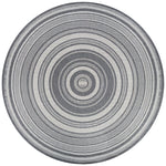 Couristan Recife Gazebo Stripe 7'6" X 7'6" Round Indoor/Outdoor  Transitional Rug