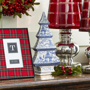 Two's Company 53282 Blue and White Christmas Tree