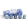 Two's Company 53294 Blue Willow Set of 5 Scented Candles in Gift Box