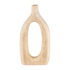 Sagebrook Home 17376-01 Wood, 14" Cut-Out Vase, Natural