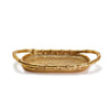 Two's Company 53532 Gold Faux Bamboo Serving Tray