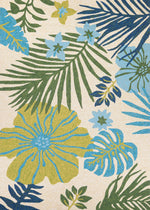 Couristan Covington Summer Laelia 2'6" X 8'6" Runner Indoor/Outdoor  Contemporary Rug