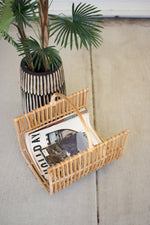 Kalalou NKE1259 Cane Magazine Rack