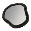 Sagebrook Home 17465 Alum, 14", Hammered Outlined Mirror, Matte Black