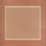 Couristan Recife Stria Texture 7'6" X 7'6" Square Indoor/Outdoor  Transitional Rug
