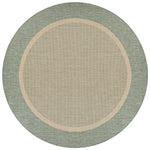 Couristan Recife Stria Texture 8'6" X 8'6" Round Indoor/Outdoor  Transitional Rug