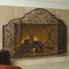 SPI Home Provincial Fireplace Screen Triple Panel