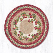 Earth Rugs Round Placemat – Cranberries 15