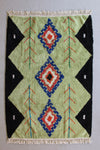 Kalalou NES1058 Green Rug With Fringe