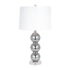 Sagebrook Home 51240 Glass 28" Orbs Table Lamp, Smoke