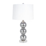 Sagebrook Home 51240 Glass 28" Orbs Table Lamp, Smoke