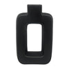 Sagebrook Home 18654-02 Ceramic, 8" Open Cut-Out Vase, Black