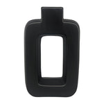 Sagebrook Home 18654-02 Ceramic, 8" Open Cut-Out Vase, Black