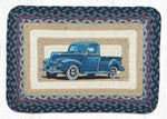 Earth Rugs PP-362 Blue Truck Oblong Printed Placemat 13``x19``