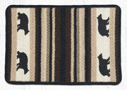 Earth Rugs Cabin Bear Jute Placemat – Rustic 13