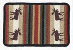 Earth Rugs V-19 Moose Oblong Printed Swatch 10``x15``