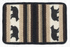 Earth Rugs V-313 Cabin Bear Oblong Printed Swatch 10``x15``