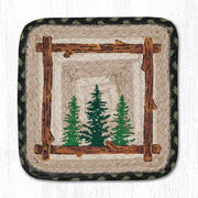 Earth Rugs PP-116 Tall Timbers Oblong Printed Swatch 10``x15``