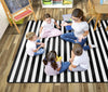 Flagship Carpets CA1888 Schoolgirl Style Simply Stylish Stripe Rug