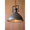Kalalou CLL1130 Metal Warehouse Pendant with Glass Cover