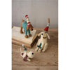 Kalalou CHB2080 Felt Christmas Dogs Set of 3