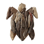Sagebrook Home 18036-02 Driftwood, 12" Turtle Deco, Natural