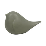 Sagebrook Home 18636-01 Ceramic, 6" Chubby Bird, Grey