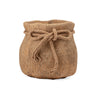 IMAX Worldwide Home Cebu Small Cement Basket Pot