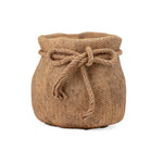 IMAX Worldwide Home Cebu Small Cement Basket Pot