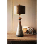 Kalalou CCG1502 Table Lamp with Metal Base & Shade
