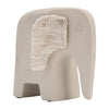 Sagebrook Home 17545 Ecomix, 8" Elephant - Fabric Detail, Ivory