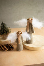 Kalalou CHB2245 Felt Angels with Feather Wings
