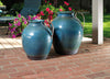 IMAX Worldwide Home Harrisburg Small Vase with Metal Handles