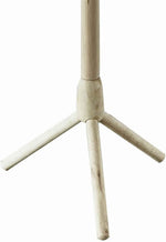 Benzara Wooden Tree Design Coat Rack with 10 Holders and Tripod Base, Brown