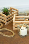 Kalalou CGRA1014 Glass Planter and Candle Holder with Recycled Container