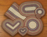 Earth Rugs C-300 Honey/Vanilla/Ginger Heart Placemat 12``x17``