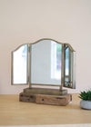 Kalalou CBB1122 Triple Fold Tabletop Mirror