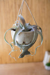 Kalalou CDV2015 Ceramic Hanging Fish Tale Planter