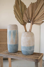 Kalalou CPH3388 Stoneware Vase  -  Tall